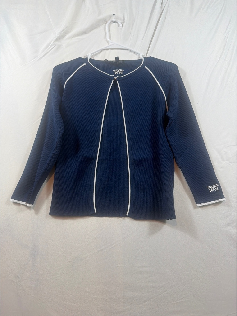 PXG Women's Piped Cardigan Navy Size XS